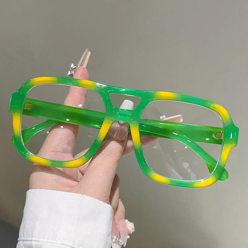 

Vintage Anti Blue Light Optical Glasses Women Brand Designer Myopia Customize Prescription Reading Eye Glasses Flat Top Frames