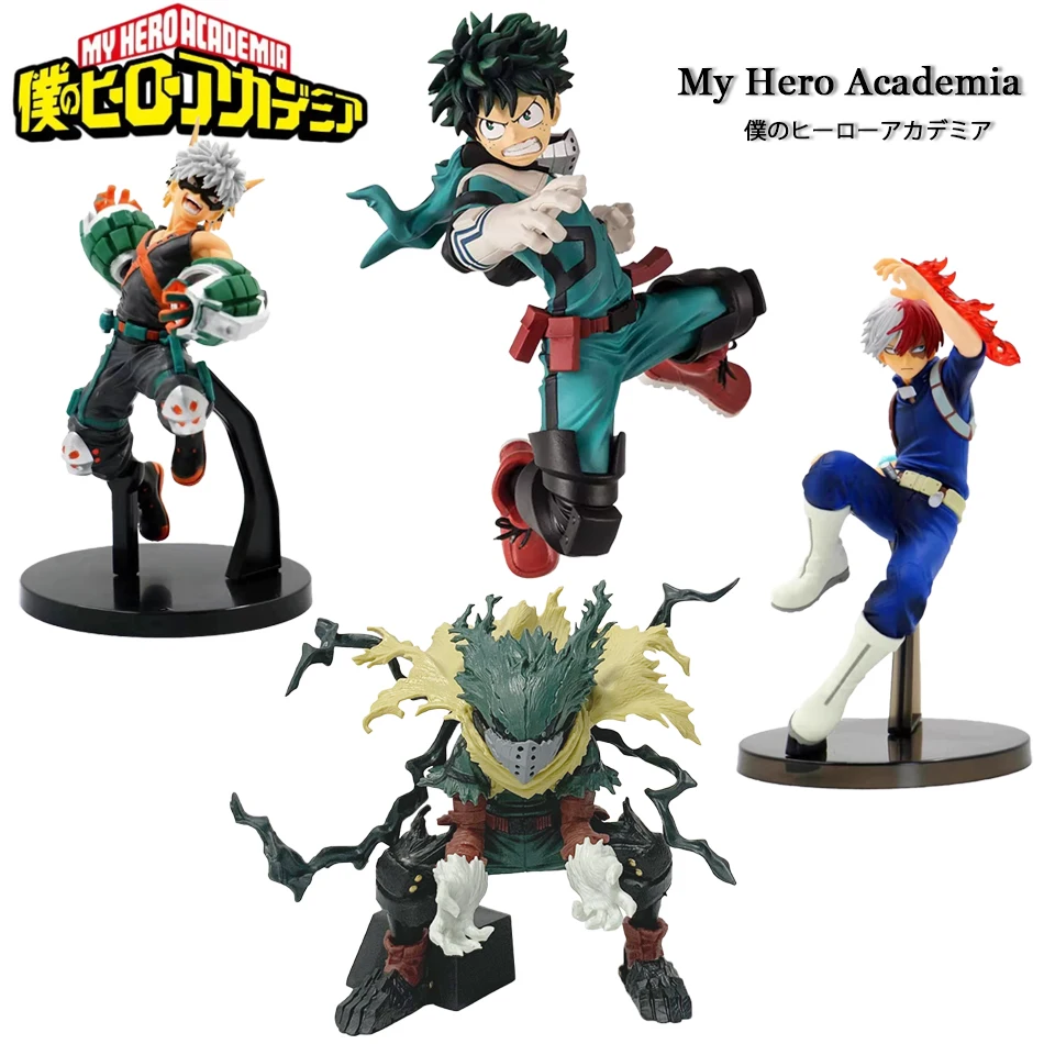 

Figura de Anime My Hero Academia Shoto Bakugou Boku Izuku Duke, figuras de acción grandes de Pvc, serie de colección de regalos