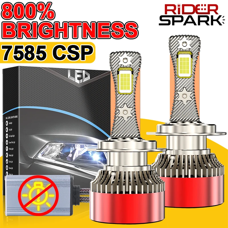 

H7 H4 H11 LED Headlight High Power Canbus H1 H8 H9 H3 9005 HB3 9006 HB4 9012 HIR2 H16JP Turbo Lamp 6000K Car Fog Light 12V 24V