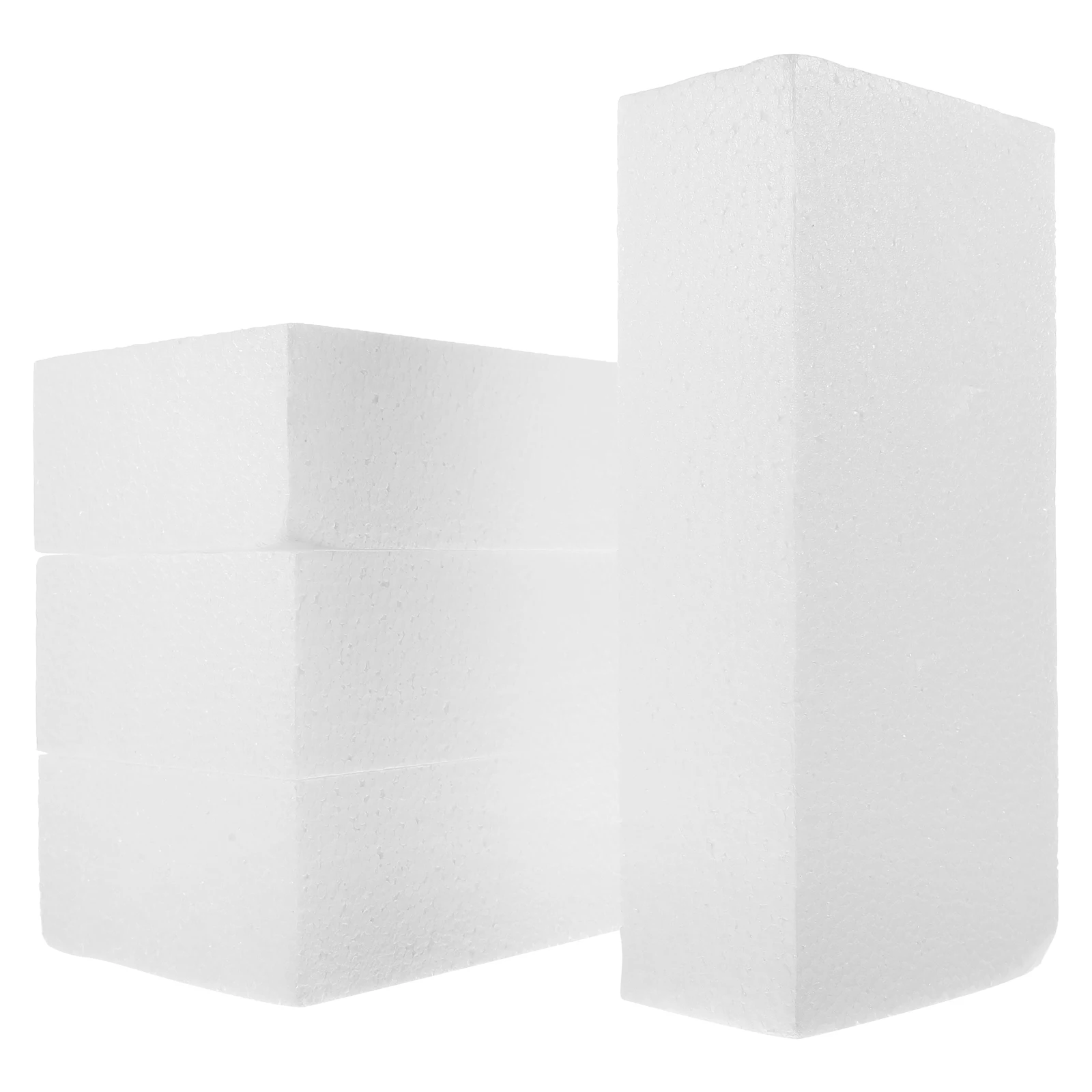 Blocs carrés en mousse de polystyrène, 4 pièces, fleurs séchées, artisanat, Cubes en mousse blanche Extra Large pour
