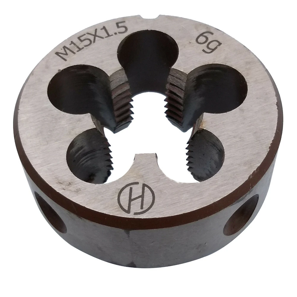اليد اليمنى الموضوع يموت 15 مللي متر X 1.5 متري اليد اليمنى يموت M15 X 1.5 مللي متر الملعب OD:38 مللي متر موضوع معدني أداة متري الموضوع يموت