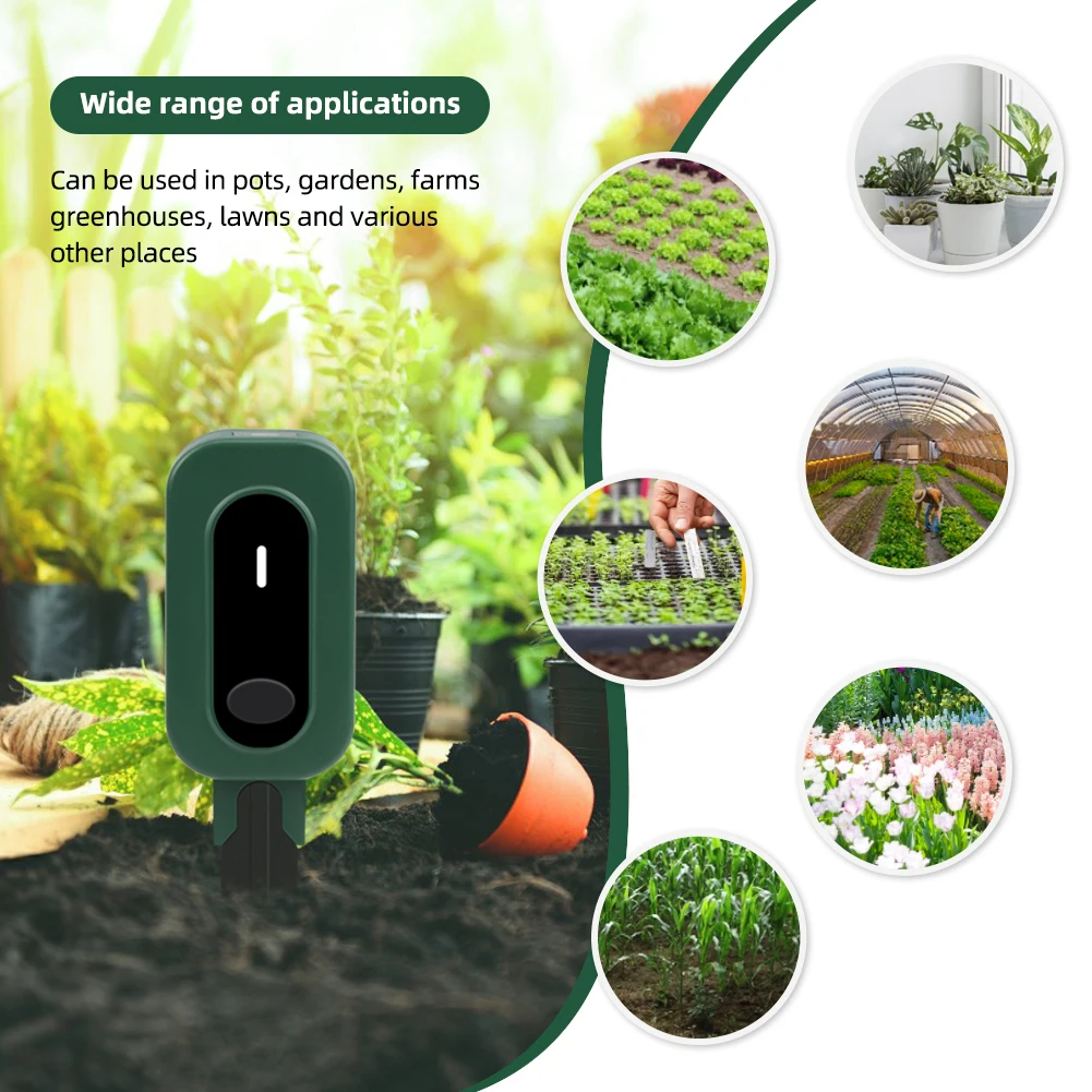 Imagem -04 - Zigbee Smart Soil Moisture Meter Tuya App Control Soil Tester Temperatura Sensor de Umidade para Jardins Potted