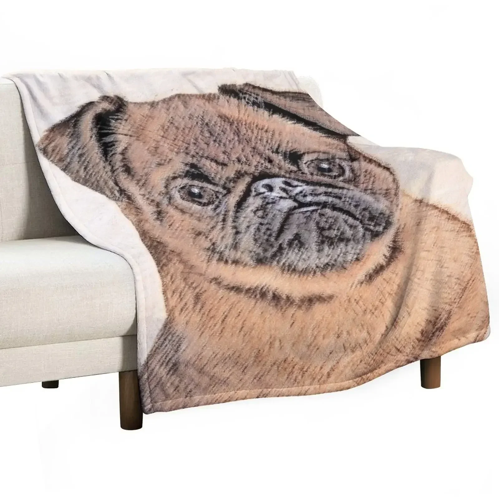 Brussels Griffon Smooth Throw Blanket Shaggy Custom Blankets