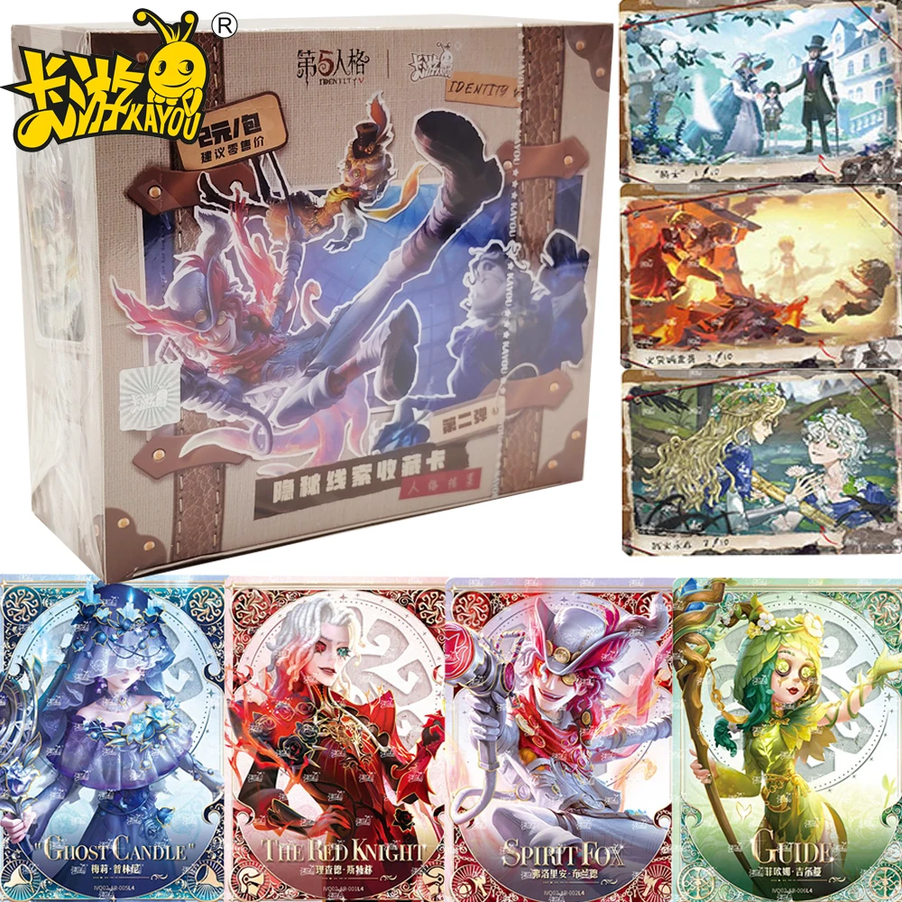 

Подлинные коллекционные карты KAYOU Identity V, любимые детские игры SSR SR UR, рекомендуемые тематические персонажи, портретные карты, праздничные подарки