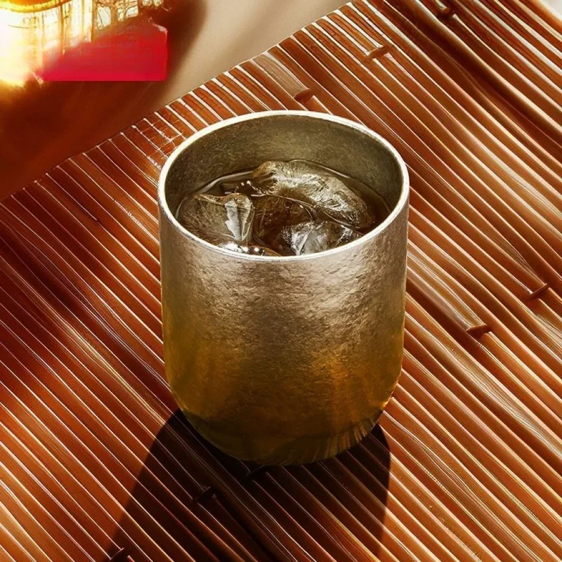 

coffee cup, double-layer hammer pattern small teacup, tea cup