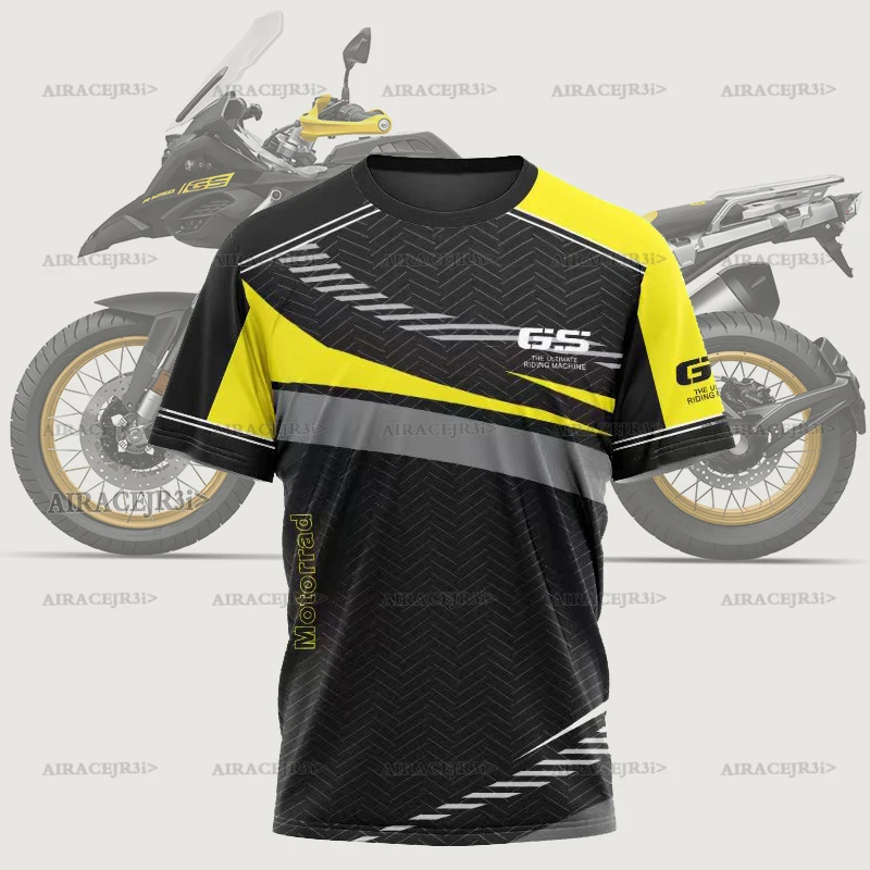 Summer For BMW R1250 G310 F750 F850 GS T-shirt Motorrad Water Bird Motorcycle Motorsport ADVENTURE Racing Riding Quick Dry