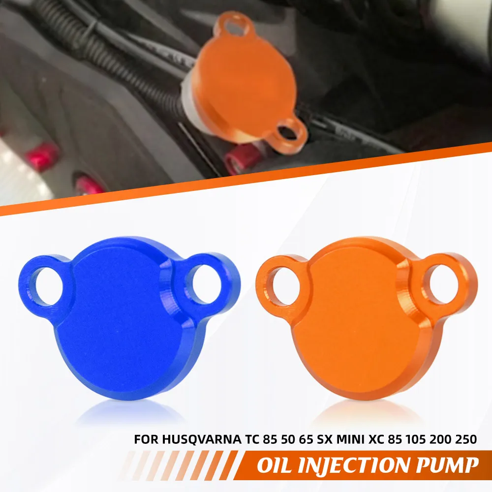 

FOR Husqvarna TC 85 50 65 SX MINI XC 85 105 200 250 Accessories Motorcycle CNC Oil Filter Guard Cap Oil Pump Cylinder Reservoir