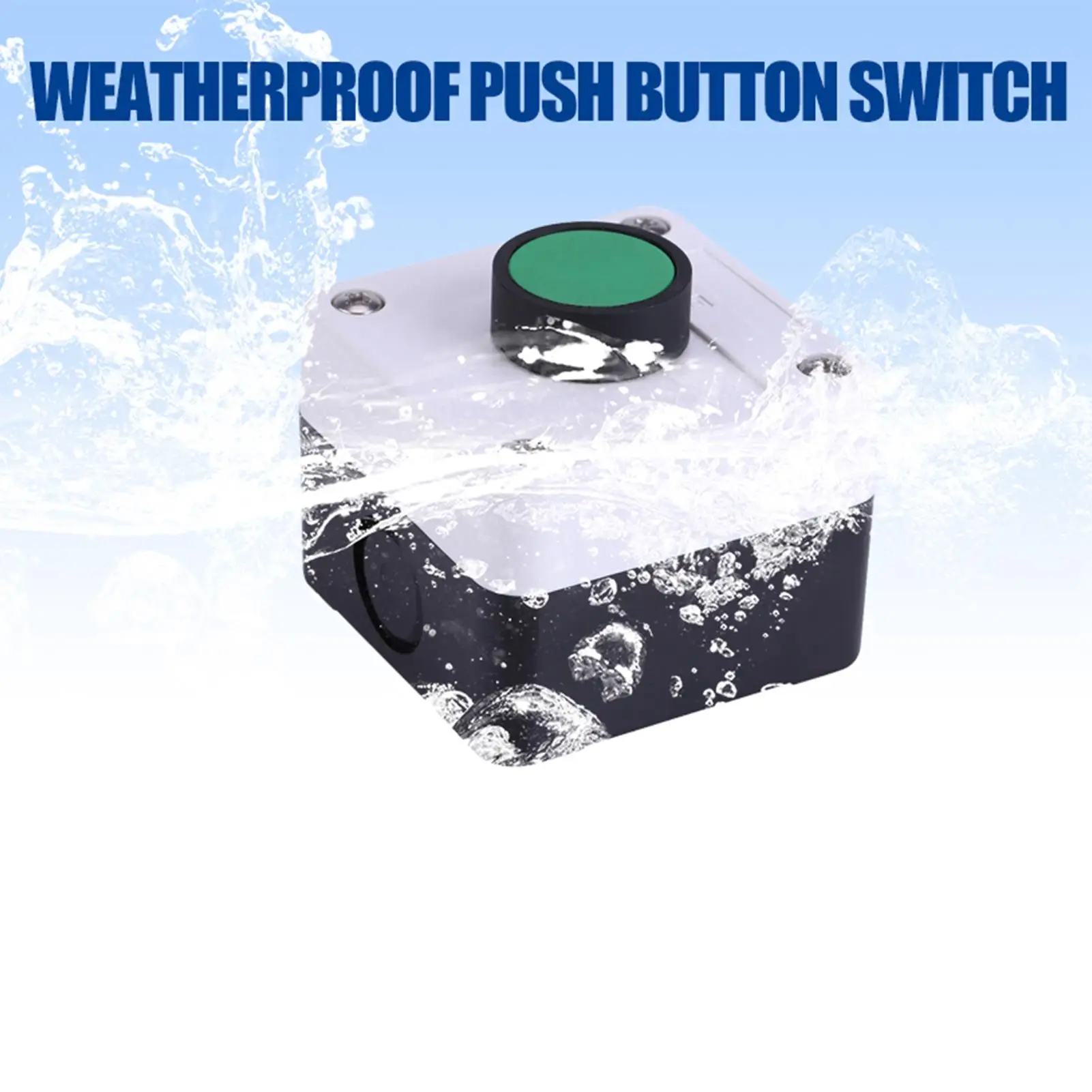 IP54 Weatherproof Green Push Button Control Box for gate Opener