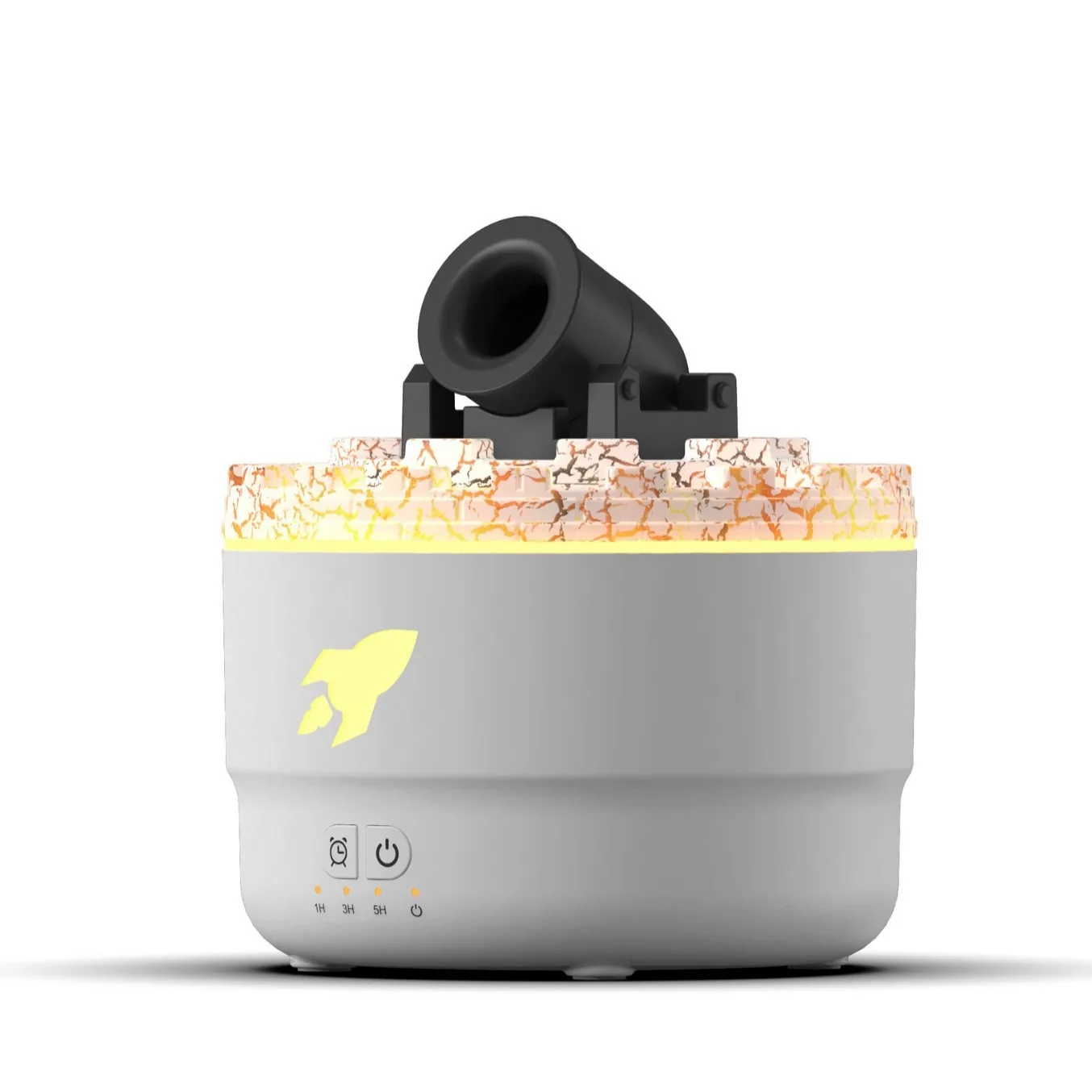 

Simulated Flame Battery Aromatherapy Machine, Super Fog Spray Bedroom Home Colorful Volcano Usb Humidifier