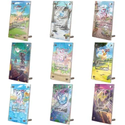 Pokemon PTCG Cards Brick Sylveon Jolteon Espeon Umbreon Anime Game Protective Case Self Made Acrylic Toys Does No Include Cards