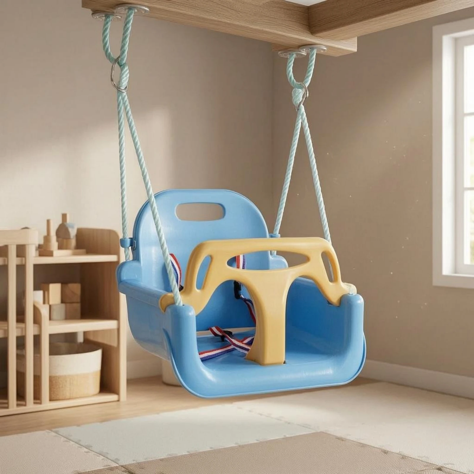 Kinderschommelstoel met hoge r - Kids Outdoor Swing recensie en prijs