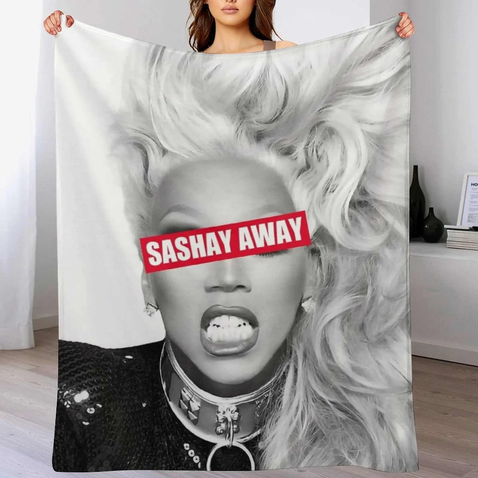 RuPaul Sashay Away Throw Blanket anime Hairys Decoratives Summer Beddings Blankets