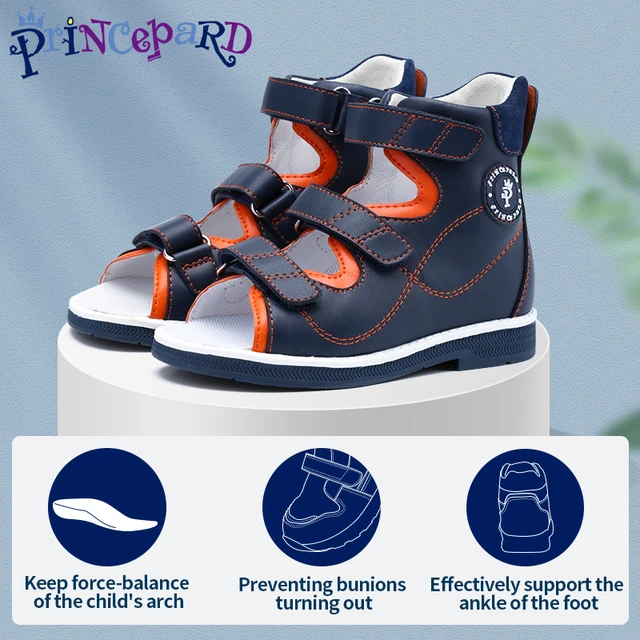 Children Orthopedic Sandals Princepard Summer Corrective AFO Leather Shoes Arch Support for Kids with Thomas Sole Size EU 20 35 AliExpress 1501