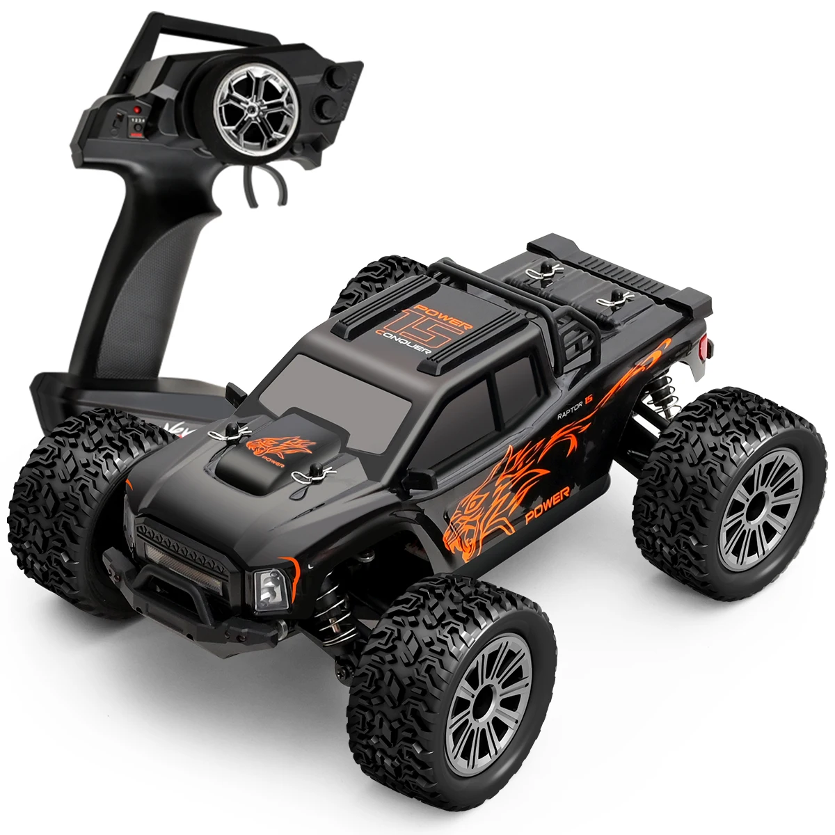 

New WLtoys 164018 RC Car 1/16 2.4G Electric Remote Control Vehicle 35km/h Big-wheel 4WD Off-road Climbing Crawler Toys for Kids