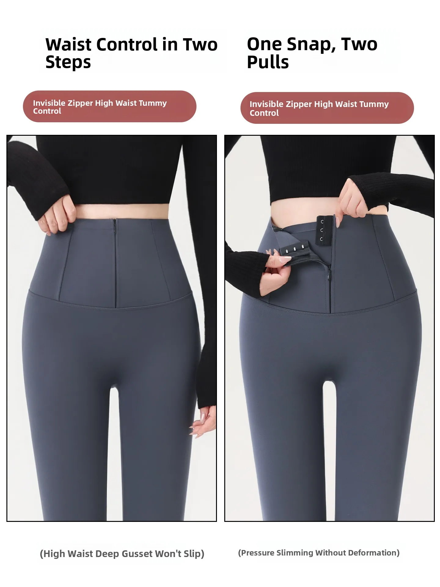 عالية الخصر اليوغا السراويل النسائية الخريف الشتاء Thiened Fce arkskin ضيق Fitn رداء ضيق للجيم عالية الخصر التخسيس بعقب لي...