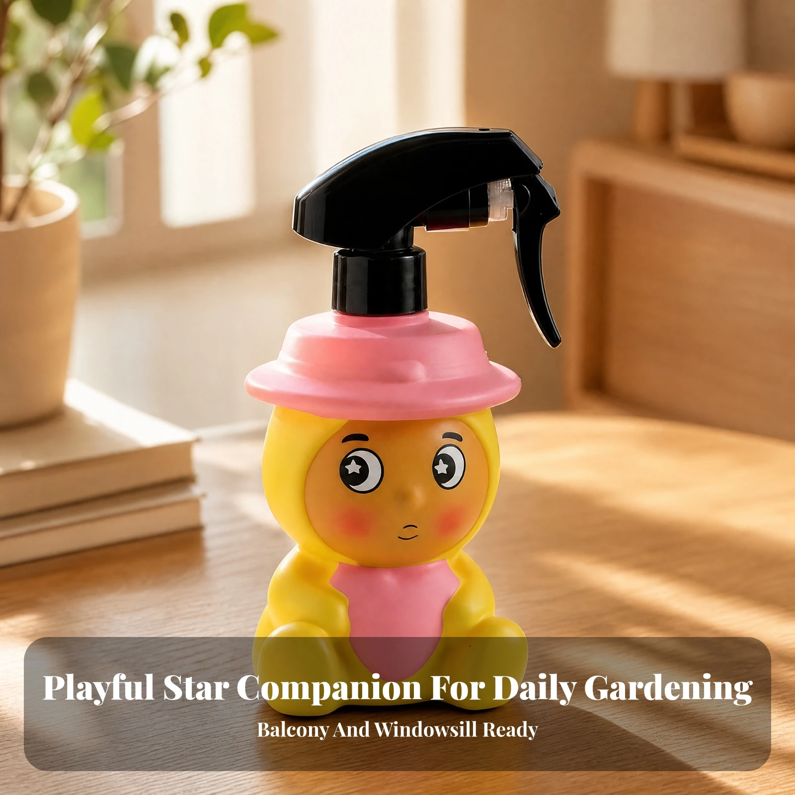 Star-Character Plant Sprayer Lightweight Cartoon Spray Bottle Mist Spray Bottle Easy Press Mister with Press-Trigger Ergonomic