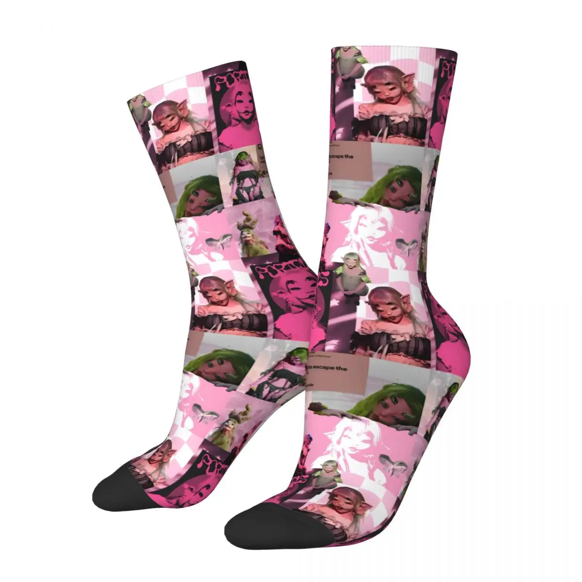 

Winter Warm Colorful Men's Women's Melanie Martinez Music Socks Singer Sweat Absorbing Soccer Socks