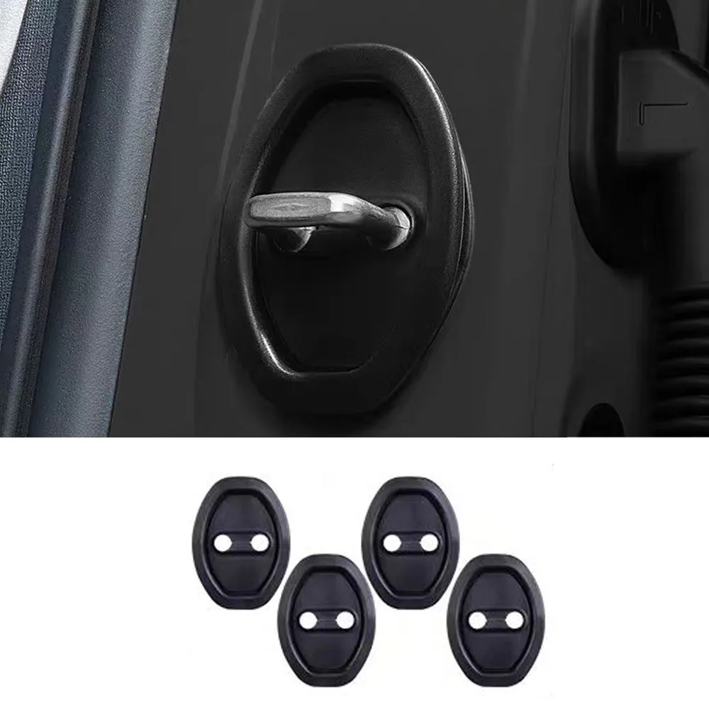

For Xiaomi SU7 2025 2026 Door Lock Cover Door Sound Insulation And Shock Absorption Protection Cover Rust Proof Door Lock Buckle