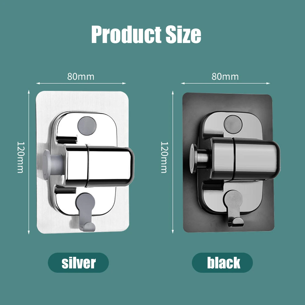 VILOYI Universal Shower Head Holder Adjustable Strong Adhesive ABS Shower Brackets with Hooks Wall Mount Waterproof Shower Base