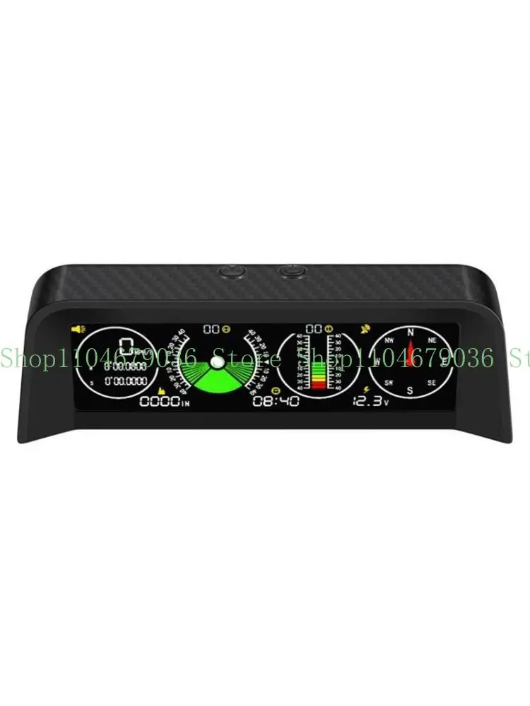652F Car GPS Speed Slope Meter Tilt Protractor with Fatigue Driving Alarm
