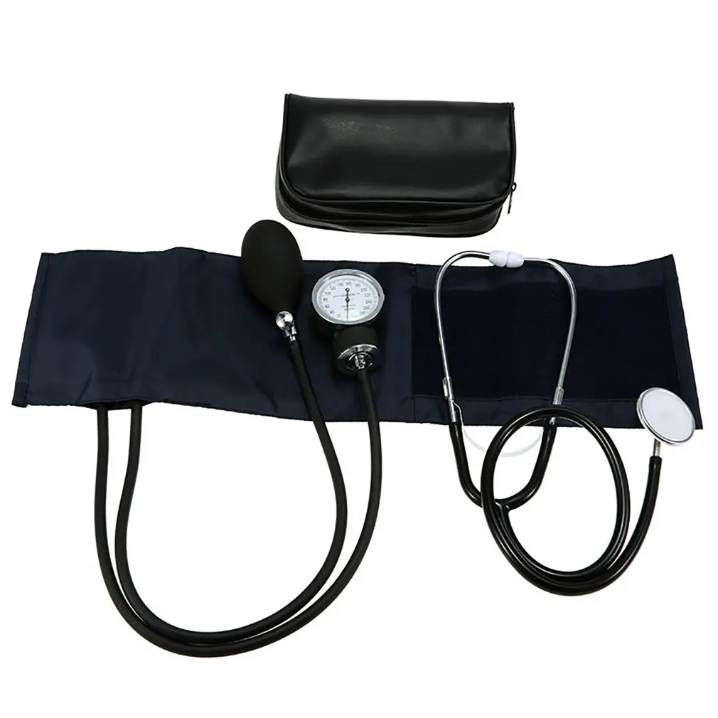 1 Set Sphygmomanometer Portable Accurate Tester Professional Blood Pressure Monitors Manual Blood Pressure Gauge