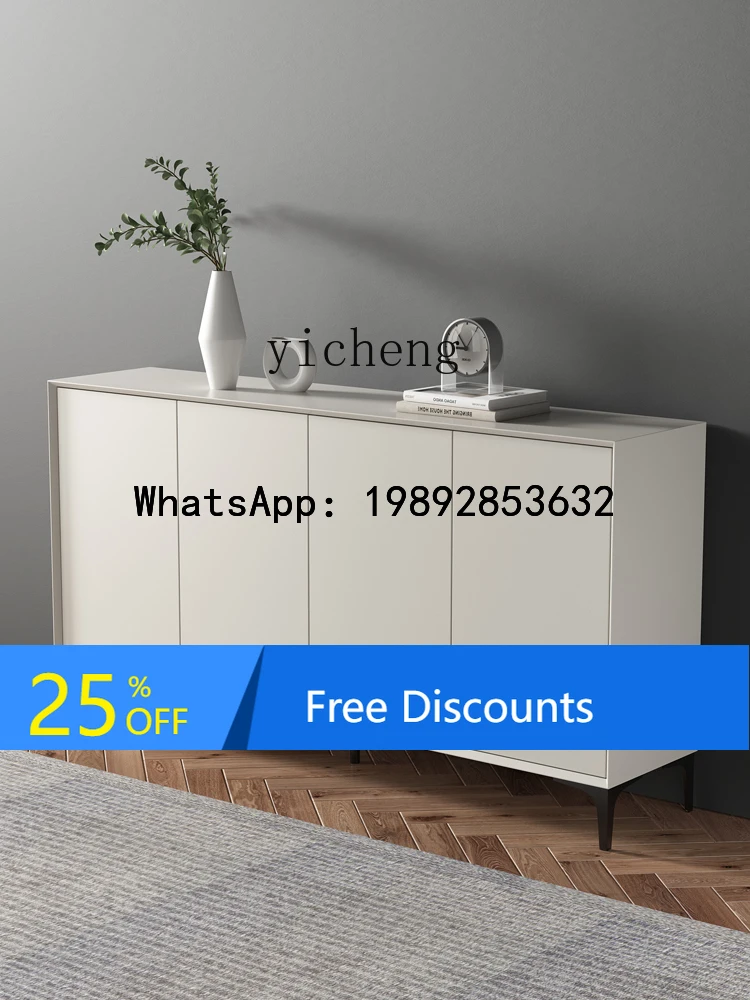 large shoe cabinet Italian minimalist 1.8 meters villa shoe cabinet household integrated extended shoe cabinet