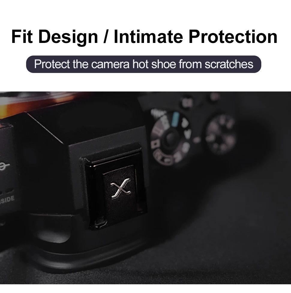 Camera Hot Shoe Cover for Fuji X Sony Nikon Canon Metal Hot Shoe Protector Hot Shoe Cap XT30 XT4 XA5 XT3 A6300 a7c a7r m50ii ZFC