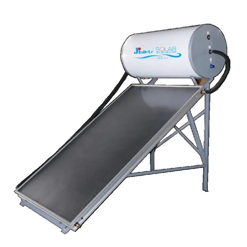 

[Hot Sale] JIADELE 300 Liters High Pressure Roof Calentadores Solar Geyser Flat Plate Panel Solar Water Heater System Chauffe Ea