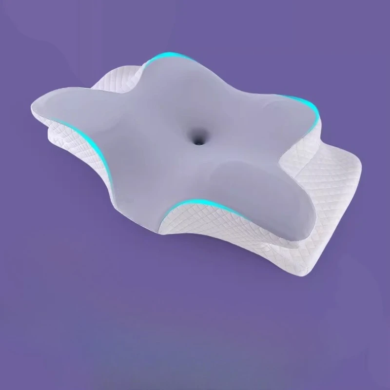 

Ортопедическая подушка из пены с эффектом памяти, форма бабочки, для сна на боку, коррекция осанки при сутулости, облегчение боли в шее, эргономичная подушка