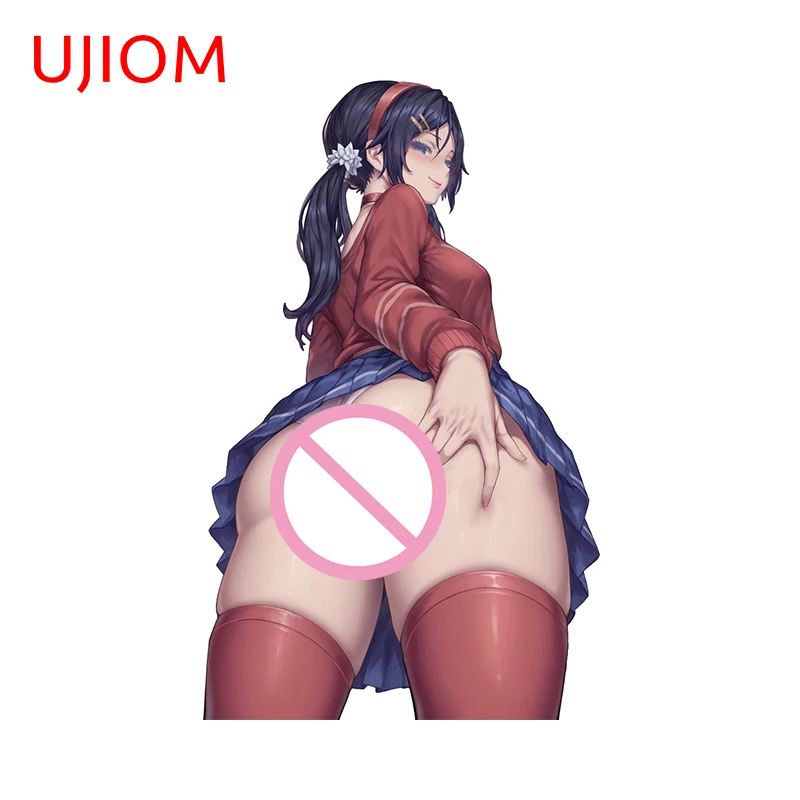 UJIOM for Sexy Mita Huge Butt Wall Decals Seductive Bedroom Game Room Stickers Creative Waterproof Bathroom Accessories