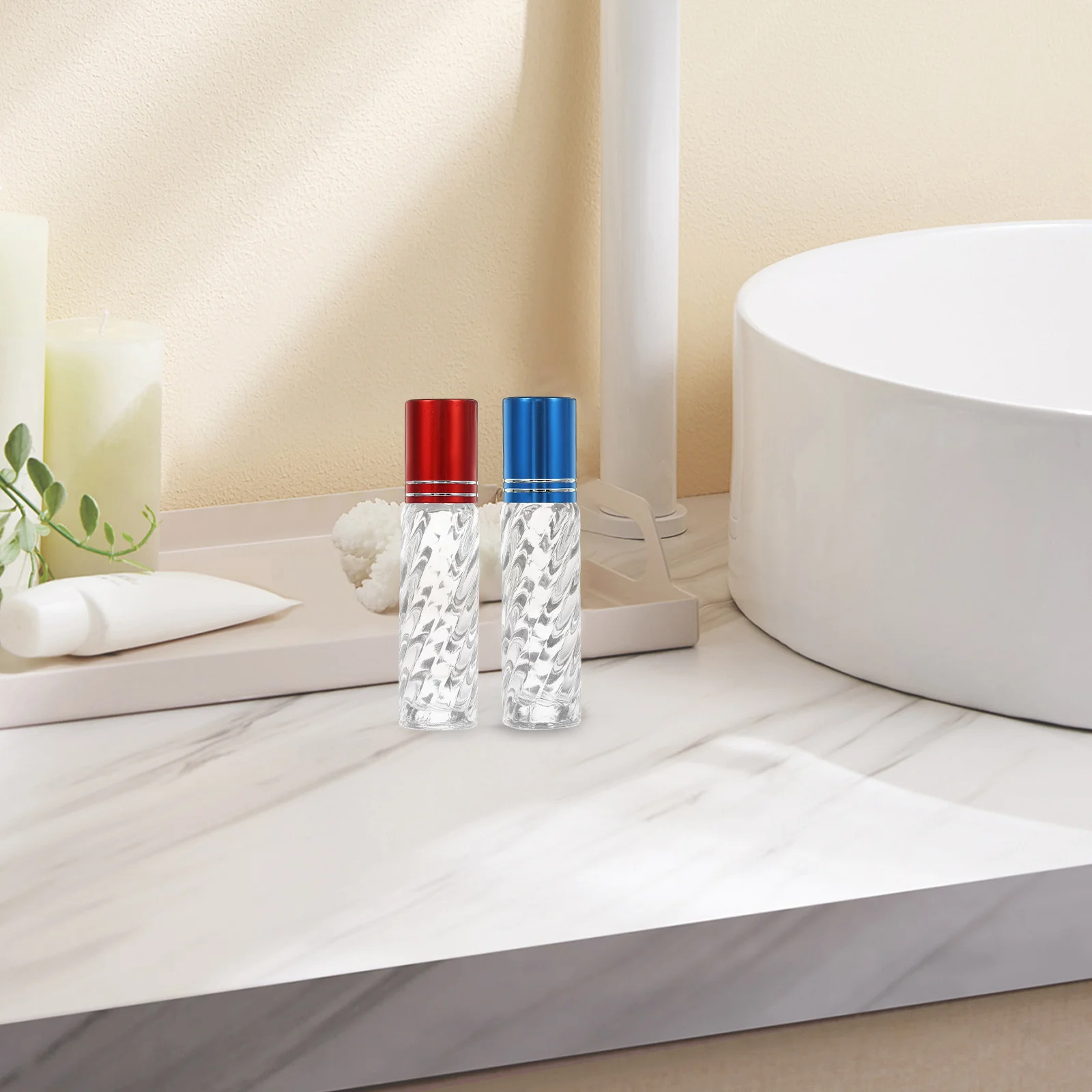 10 Pcs Essentials Oils Perfume Makeup Bottle Roll-on Bottles Rollerball Travel