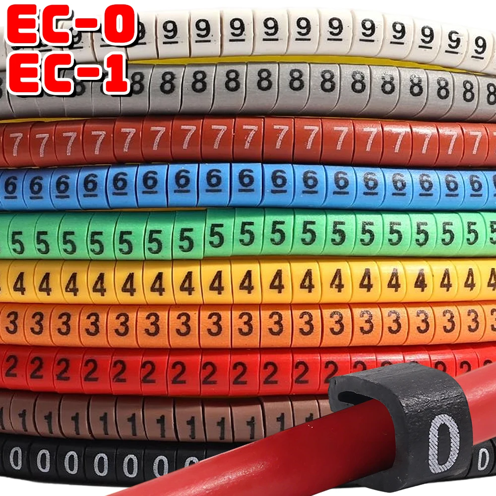 500PCS EC-0/1 Cable…