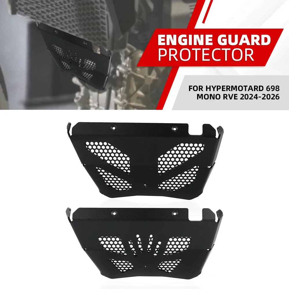 

Engine Guard Protector For Ducati Hypermotard 698 Mono RVE 2024-2025-2026 Cylinder Head Engine Guard Hypermotard698 Accessories