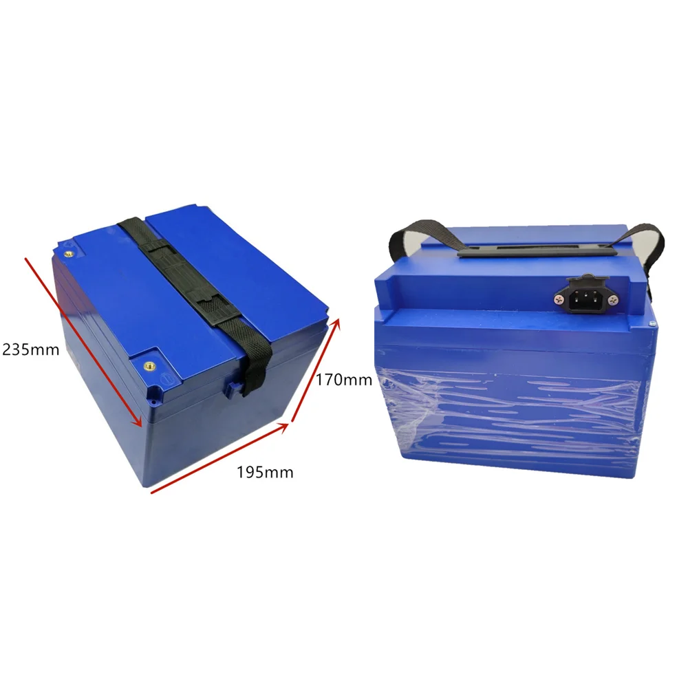 12V 24V 36V 48V 60V 20Ah 30Ah LiFePo4 LiMn2O4  Battery Stroage Box 21700 32650 Plastic Case For Motorcycle Ebike Solar Power