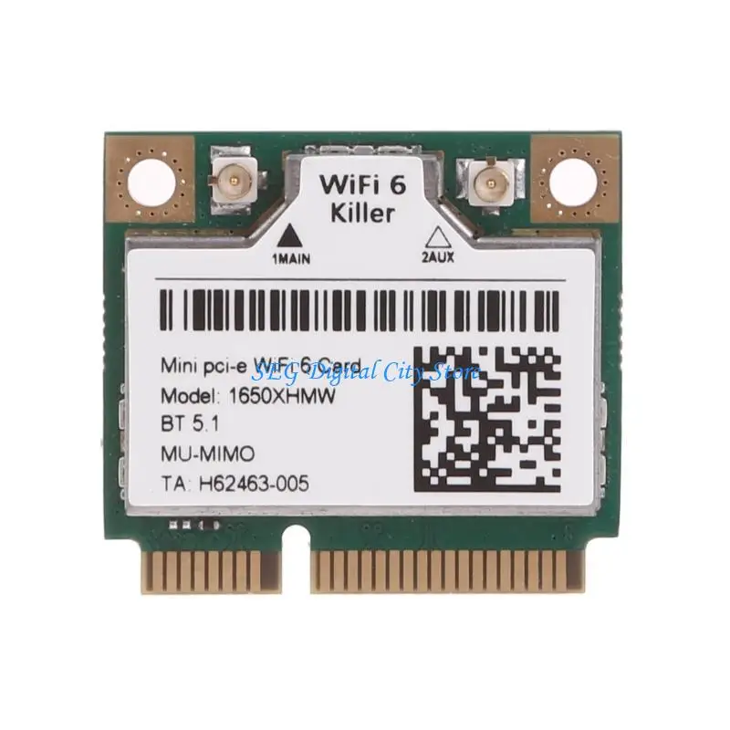 U75B WiFi 6 AX200 Killer 1650X WiFi 6 AX200 802.11AX M.2 Wifi متوافق