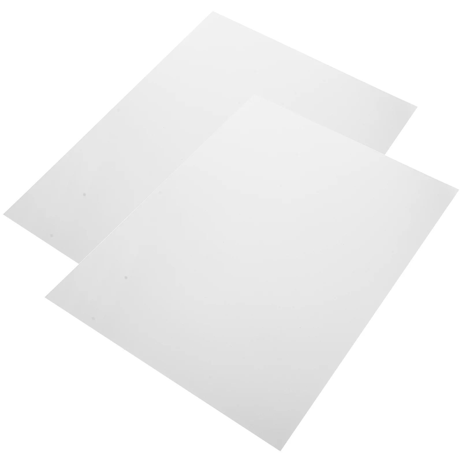 

2 Pcs High-definition Aluminum Plate Sublimation Ornaments Blanks Car Signs Photo Metal Bulk