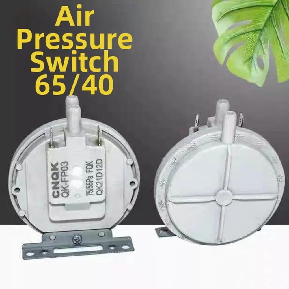 1pc Round 2 Pin Wind Pressure Switch For Gas Water Heater Boiler Wall-hung Boilers Accessories Easy Installation