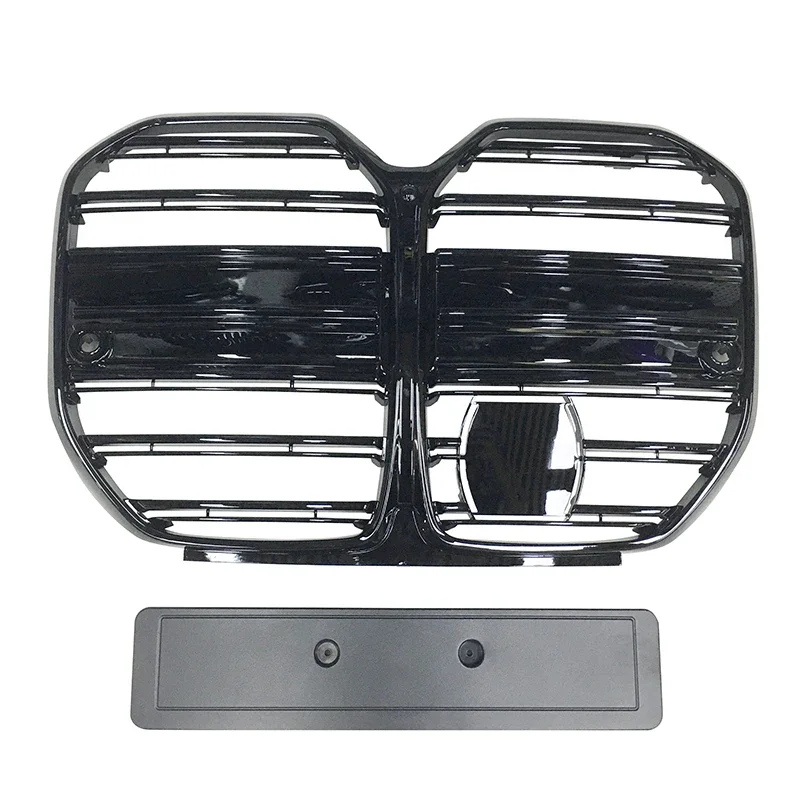 

G26 Grill ABS Gloss Black Double Slats Front Bumper Grille for Bmw 4 Series Coupe 4-Door G26 2021 2022 2023 G26 Gril