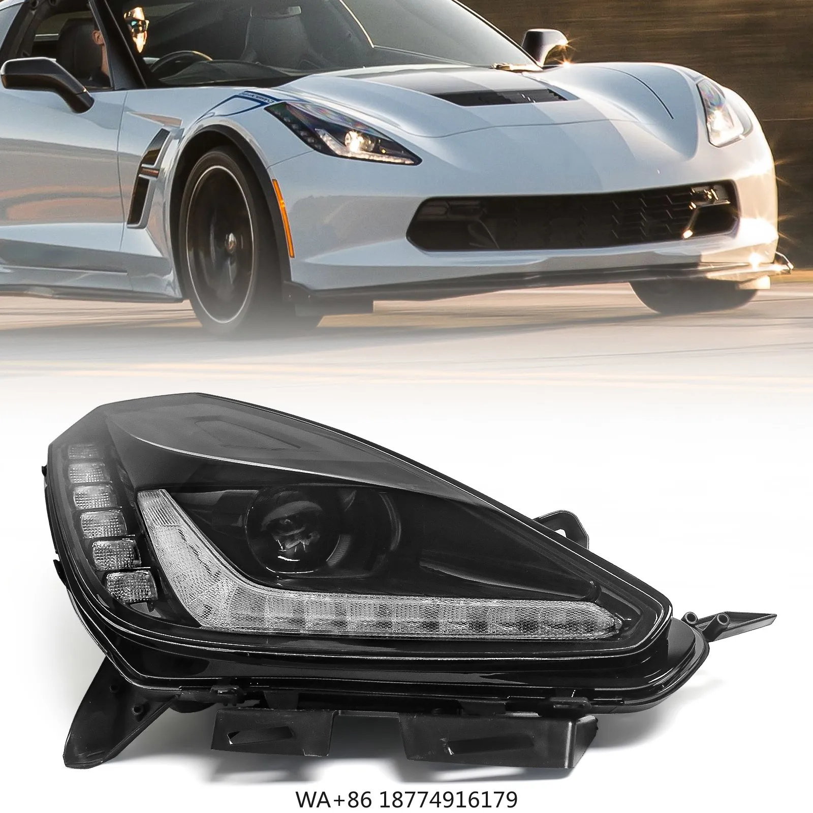 

High Quality Xenon HID Headlight Assembly for C7 New Condition