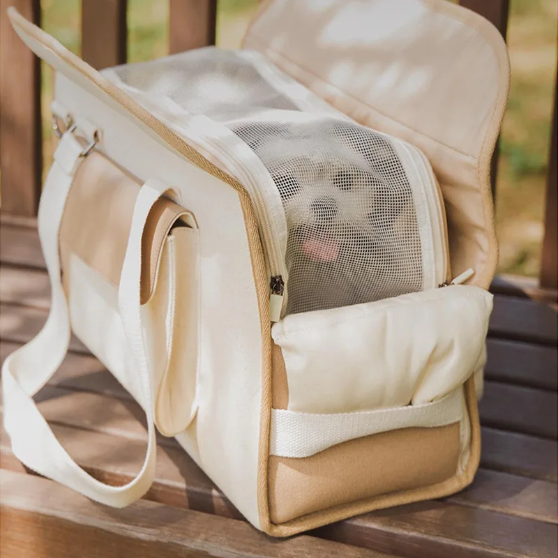 

Large Capacity Detachable Shoulder Pet Bag Customizable Dog and Puppy Travel Carrier Lightweight Fashionable Portable Solution