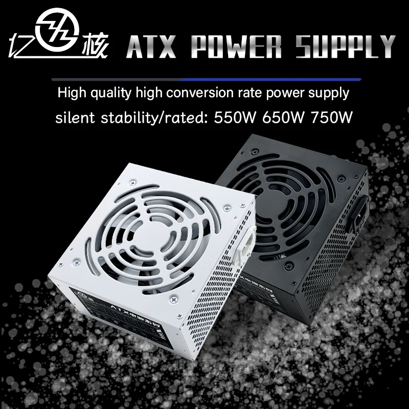 PC PSU Power Supply Unit 500W 600W 700W 800W 1000W Gaming 120mm Fan 110~220V ATX Desktop computer Power Supply for BTC