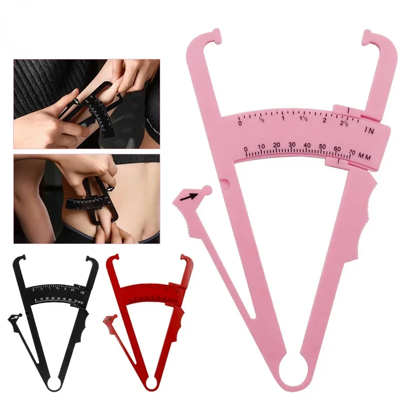 NEW Personal Body Fat Caliper Skin Analyzer Measure Charts Fitness Slim Keep Health Tester Body Fat Monitor Sebum Meter Folder