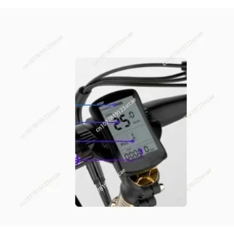 

Электрический велосипед S700 Lithium Tram LCD ЖК-метр 36v48v Универсальный Lankelesi.