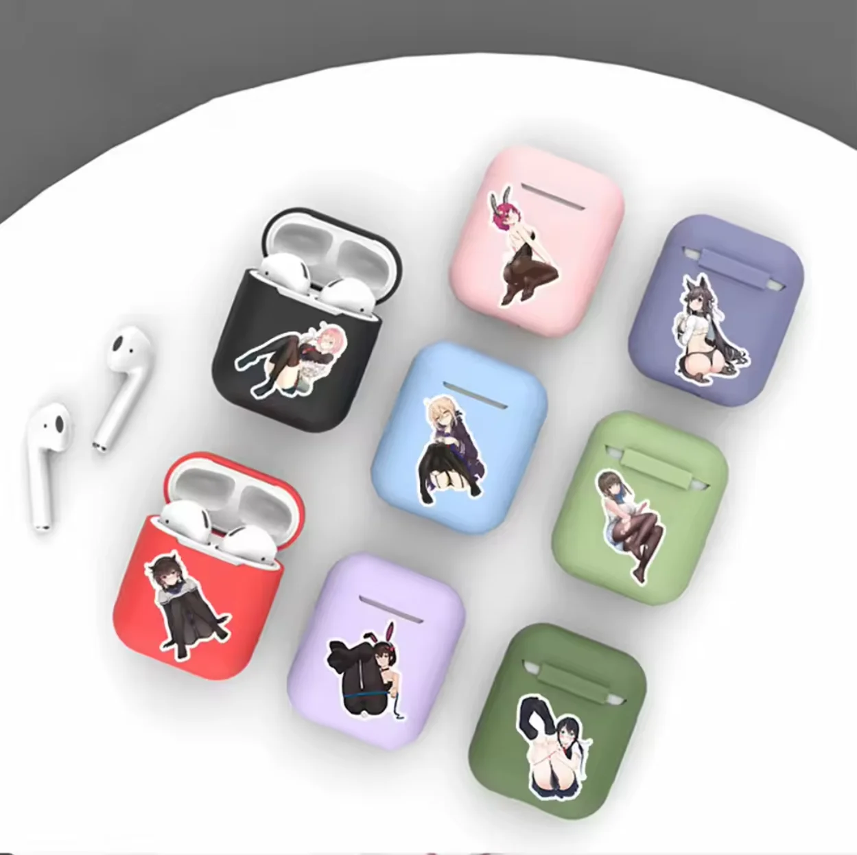 50/100 قطعة أنيمي مثير فتاة القدم ملصقات الديكور حقيبة سكرابوكينغ الهاتف المحمول الغيتار Kawaii ملصق الكرتون لعبة طفل