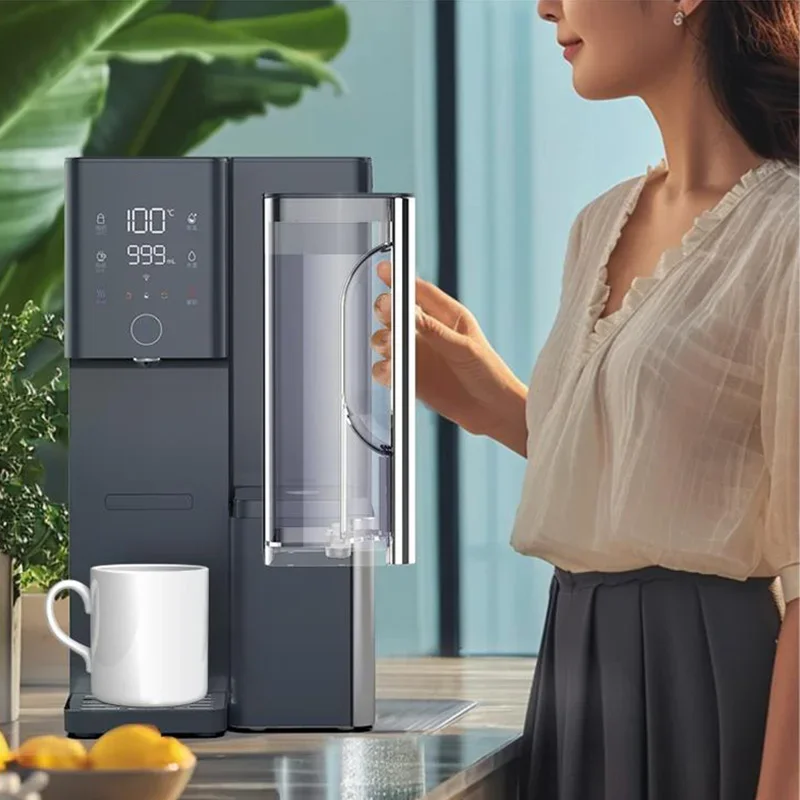 Countertop Reverse Osmosis Water Purifier, 5-Stage RO Filtration System, Low-TDS Water Purifier, 4-Temperature-Setting Drinking