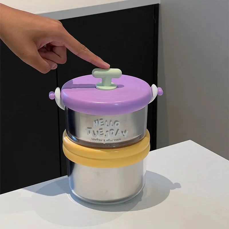 New 304 stainless steel lunch box multi-layered lunch box for students and office workers, portable and good-looking lunch box