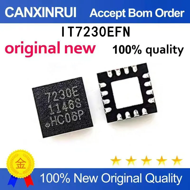 

（5 pieces）IT7230EFN 7230E Package QFN16 Integrated Circuit IC Chip IT7230BFN QFN24
