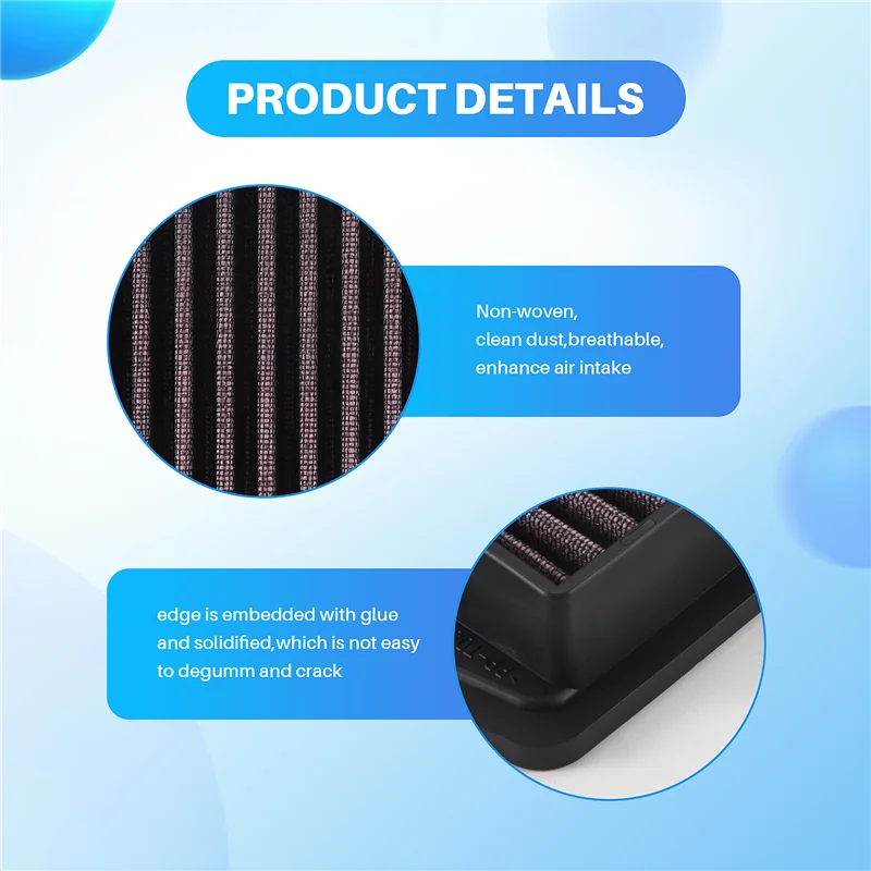 A45F-filtro limpiador de aire para motocicleta para Kawasaki VERSYS 650 2015-2019 NINJA 650 KLE650 Z650 VULCAN 650 S 15-19