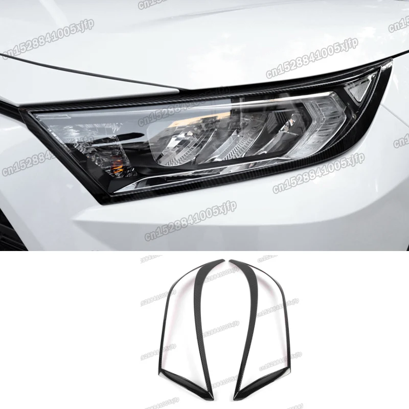 

Car Front Headlight Lamp Frame Styling Decoration for Toyota Rav4 2020 2021 2022 Xa50 Exterior Accessories Auto Parts Mouldings