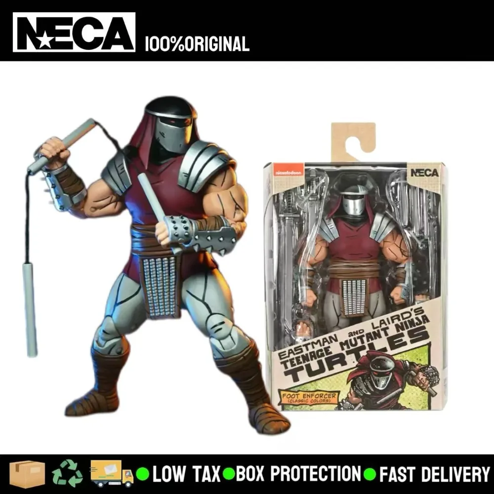 Original NECA 54445 Teenage Ninja Turtle Schleede Hand-made Model 7-inch Cartoon Model Gift